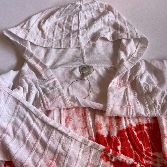 Color! Zenergy hooded open front cardigan - NWOT Sz 1 (8) - Picture 3 of 6